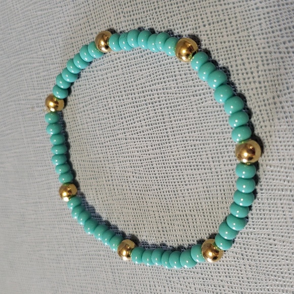 New Lightweight Stretch Turquoise and Earth Tone Colors Bracelets - Picture 4 of 7